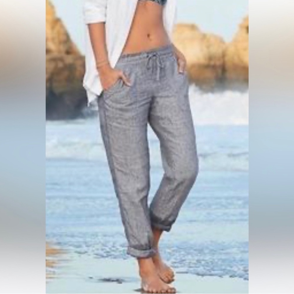 Athleta Women's Heather Gray Drawstring Joggers